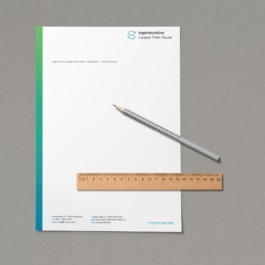 Briefpapier für das Ingenieurbüro Caspar-Felix Hauer 