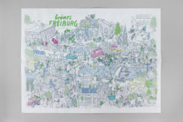 Wimmelbild Zeitung Grüne Fraktion Freiburg 