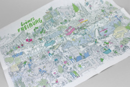 Wimmelbild Zeitung Grüne Fraktion Freiburg 