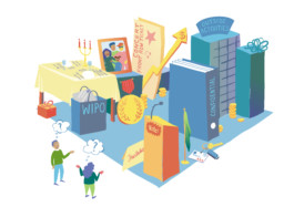 Infografik Illustration für E-Learning von WIPO World Intellectual Property Organization (UN) 