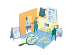 Infografik Illustration für E-Learning von WIPO World Intellectual Property Organization (UN) 