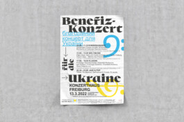 Poster Plakat: Benefiz Konzert für Ukraine 