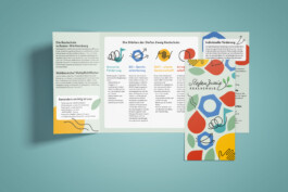 8-seitiger Folder für die Stefan Zweig Realschule 