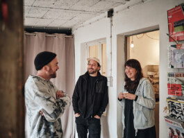 Kaffeepause in der Grafikdesign- und Werbeagentur Flimmern DC in Freiburg 